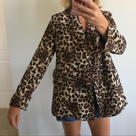 Leopard Print Blazer - Picture 4 of 6